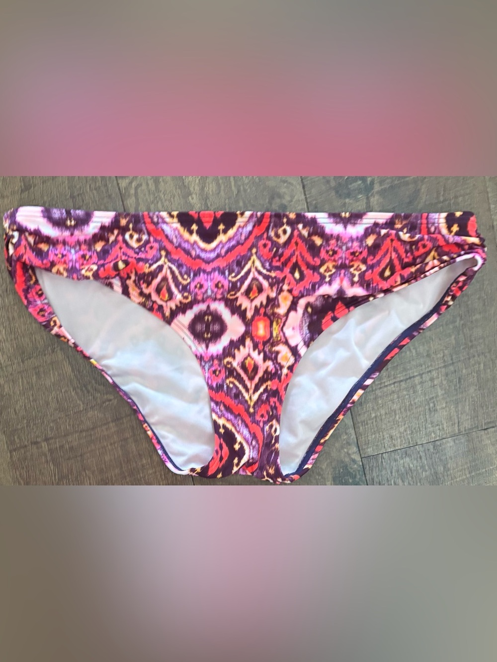 Victoria’s Secret 2 two piece patterned tankini bathing swim suit 34D/medium - Picture 6 of 9
